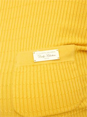 Maglia Elisabetta Franchi in tessuto giallo in DONNA