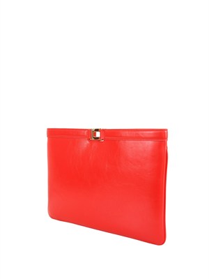 Borsa Elisabetta Franchi in ecopelle rossa in DONNA