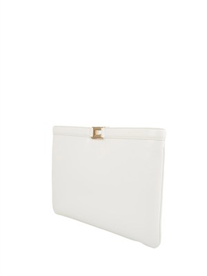 Borsa Elisabetta Franchi in ecopelle burro in DONNA