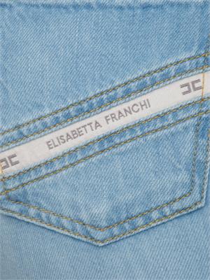 Tuta Elisabetta Franchi in denim medio effetto used in DONNA