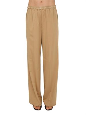 Pantaloni Elenia Nenette in tessuto beige in DONNA