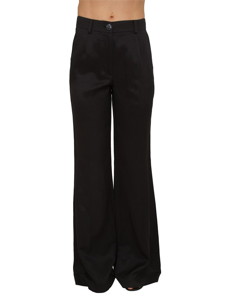 Pantaloni Ecco Nenette in viscosa leggera neri