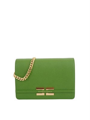 Borsa a tracolla Elisabetta Franchi verde in DONNA