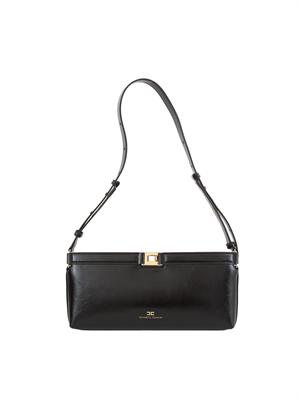Borsa Elisabetta Franchi in ecopelle nera in DONNA
