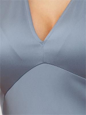 Abito Falange Marella in double satin canna da zucchero in DONNA