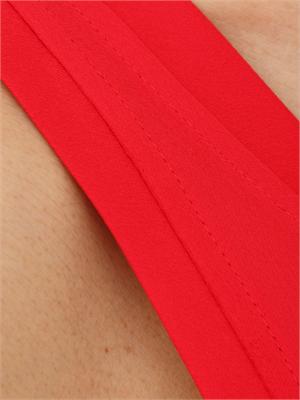 Canotta Alacre Marella in satin light fluido rosso in DONNA