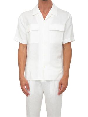 Camicia bianca Antony Morato in lino e viscosa in UOMO