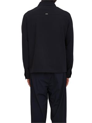 Camicia overshirt uomo Antony Morato in misto viscosa blu in UOMO