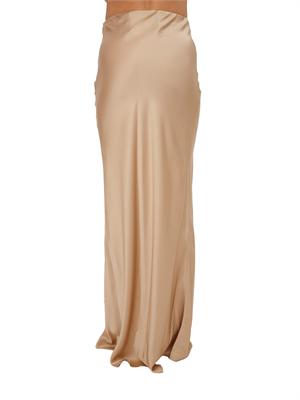 Gonna lunga Blugirl in raso di viscosa cammello in DONNA