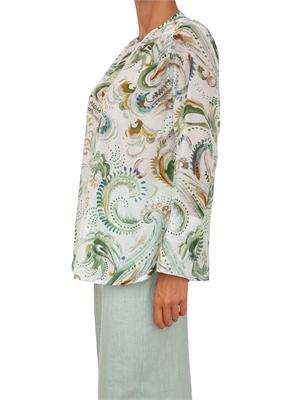 Camicia Mlldisco di Marella in voile di seta sampata in DONNA