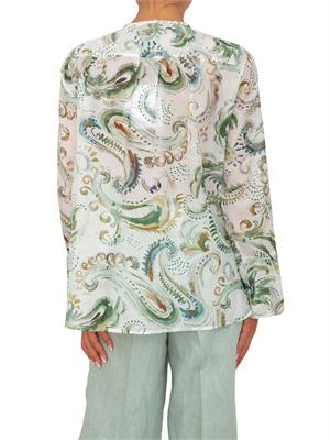 Camicia Mlldisco di Marella in voile di seta sampata in DONNA
