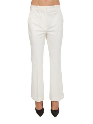 Pantalone bootcut donna Circolo 1901 in jersey bianco in DONNA