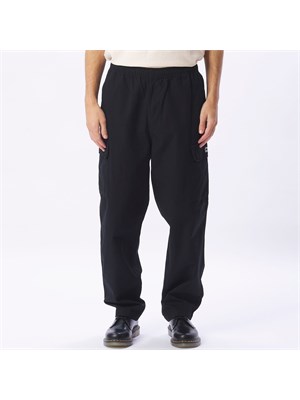 OBEY 142020196 Pant.Blk Easy Rip Nero Uomo in Abbigliamento