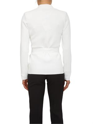 Giacca maglia Elisabetta Franchi in punto stoffa avorio in DONNA