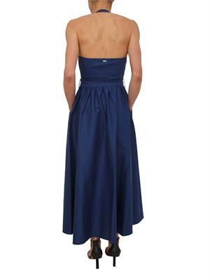 Abito midi Fracomina in misto cotone blu in DONNA