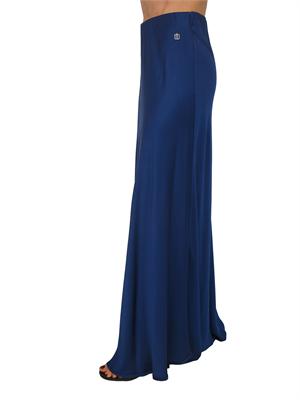 Gonna lunga Fracomina in viscosa blu in DONNA