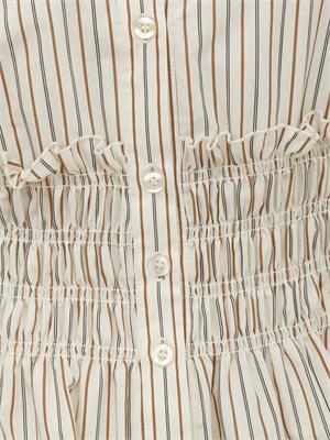 Abito Fracomina in cotone a righe e maniche sbuffo in DONNA