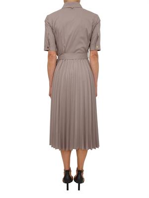 Abito midi Fracomina in misto cotone taupe in DONNA