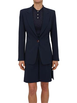 Giacca blu Fracomina in tessuto elasticizzato in DONNA