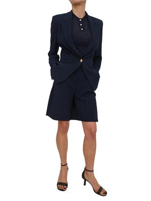 Giacca blu Fracomina in tessuto elasticizzato in DONNA