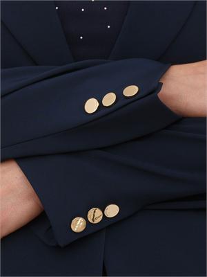 Giacca blu Fracomina in tessuto elasticizzato in DONNA