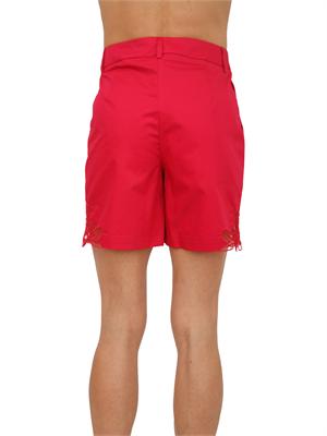 Bermuda Fracomina in cotone fuxia con ricami in DONNA