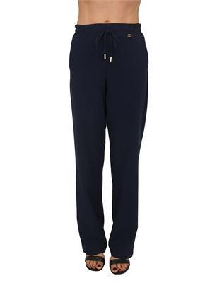 Pantaloni Fracomina in tessuto elasticizzato blu in DONNA