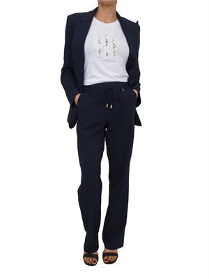 Pantaloni Fracomina in tessuto elasticizzato blu in DONNA