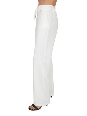 Pantaloni Fracomina in tessuto elasticizzato bianchi in DONNA