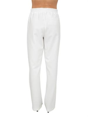 Pantaloni Fracomina in tessuto elasticizzato bianchi in DONNA