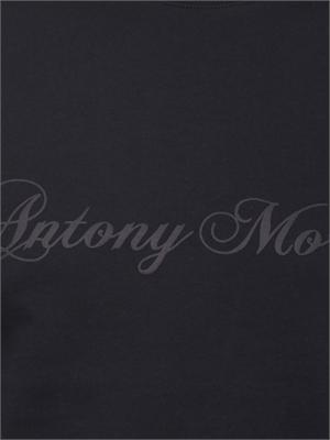 T-shirt Antony Morato in cotone blu con logo in UOMO