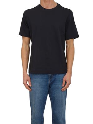 T-shirt Antony Morato in cotone blu logo ton sur ton in UOMO