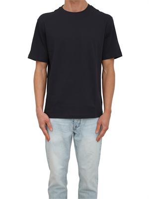 T-shirt Antony Morato in cotone blu logo ton sur ton in UOMO