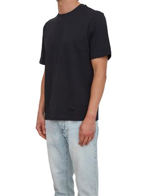 T-shirt Antony Morato in cotone blu logo ton sur ton in UOMO