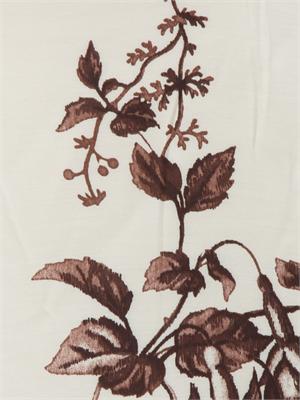 Abito lungo Liu Jo in raso di viscosa avorio con stampa fiori in DONNA