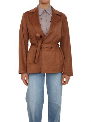 Giacca Liu Jo donna in camoscio marrone in DONNA