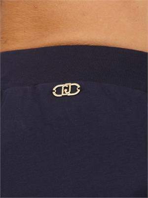 Pantaloni joggers Liu Jo donna in cotone blu in DONNA