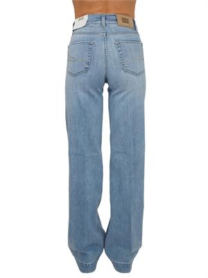 Jeans flare donna Liu Jo in denim stretch lavaggio chiaro in DONNA