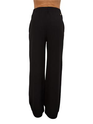Pantaloni tuta Liu Jo donna in punto milano neri con catena in DONNA