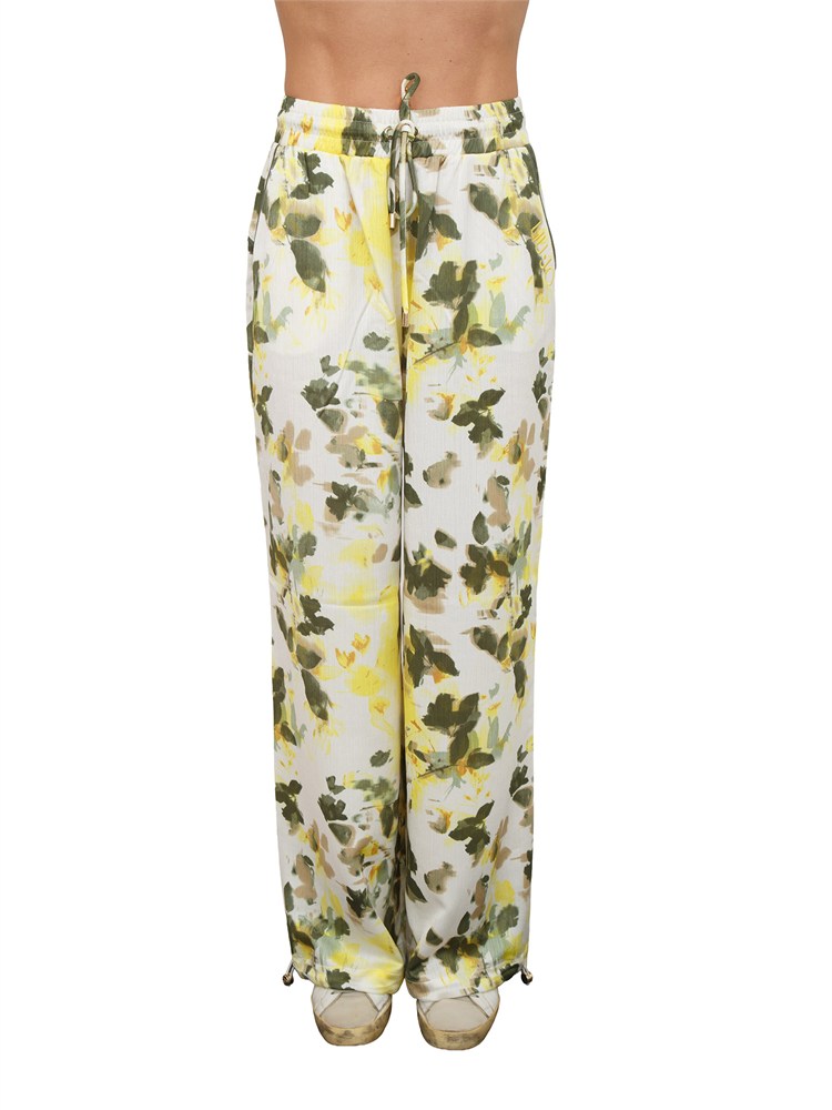 Pantaloni tuta Liu Jo donna in raso stampato fiori