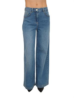 Jeans dritto Liu Jo donna in denim con lavaggio used in DONNA