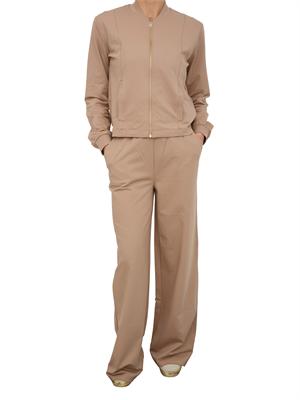 Tuta sportiva Liu Jo donna in cotone elasticizzato cammello in DONNA