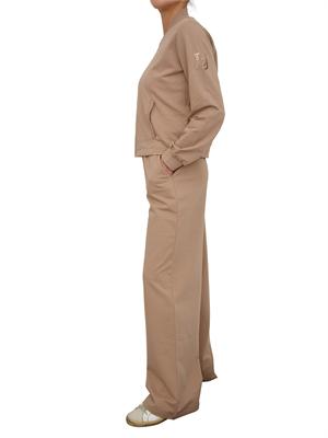 Tuta sportiva Liu Jo donna in cotone elasticizzato cammello in DONNA
