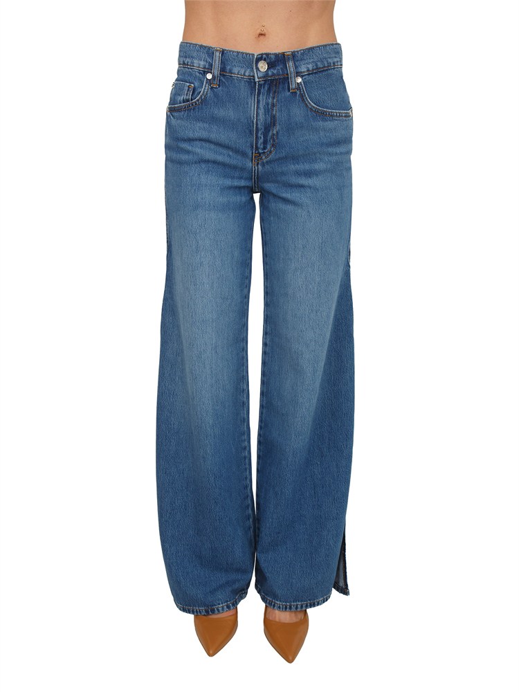 Jeans Liu Jo donna in denim blu lavaggio used