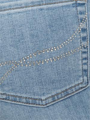 Jeans Liu Jo donna in denim blu chiaro used in DONNA