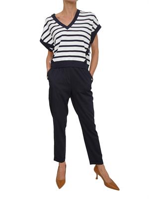 Pantaloni Liu Jo donna in tessuto blu in DONNA