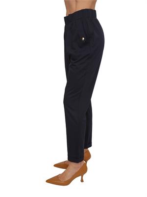 Pantaloni Liu Jo donna in tessuto blu in DONNA