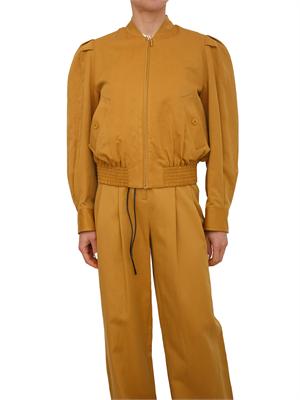 TWIN-SET Giubbino Twinset in gabardina senape in DONNA