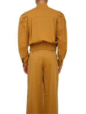 TWIN-SET Giubbino Twinset in gabardina senape in DONNA