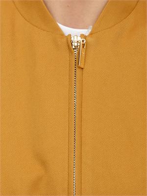 TWIN-SET Giubbino Twinset in gabardina senape in DONNA